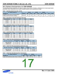 浏览型号K4H511638C-UCA2的Datasheet PDF文件第17页