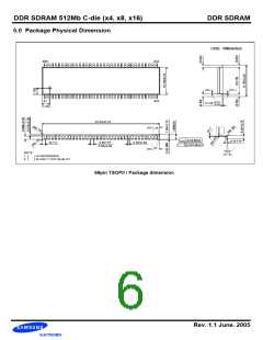 浏览型号K4H511638C-UCA2的Datasheet PDF文件第6页
