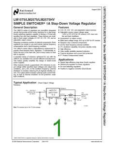 浏览型号LM2575HVT-5.0的Datasheet PDF文件第1页