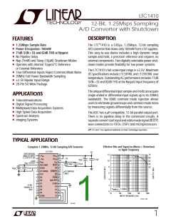浏览型号LTC1410CSW的Datasheet PDF文件第1页