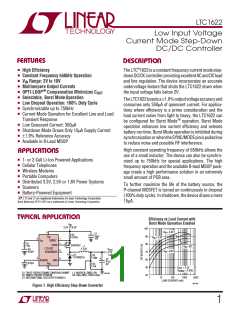 浏览型号LTC1622CMS8的Datasheet PDF文件第1页