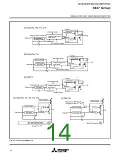 浏览型号M38270EFMXXXFS的Datasheet PDF文件第14页