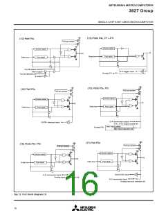 浏览型号M38270EFMXXXFS的Datasheet PDF文件第16页