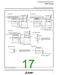 浏览型号M38270EFMXXXFS的Datasheet PDF文件第17页