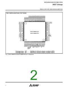 浏览型号M38270EFMXXXFS的Datasheet PDF文件第2页