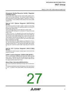 浏览型号M38270EFMXXXFS的Datasheet PDF文件第27页