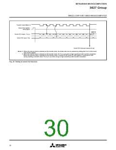 浏览型号M38270EFMXXXFS的Datasheet PDF文件第30页