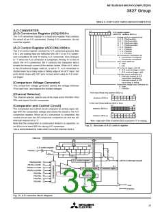 浏览型号M38270EFMXXXFS的Datasheet PDF文件第33页
