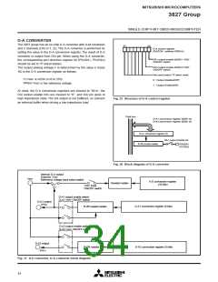 浏览型号M38270EFMXXXFS的Datasheet PDF文件第34页
