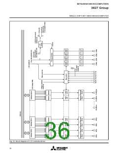 浏览型号M38270EFMXXXFS的Datasheet PDF文件第36页