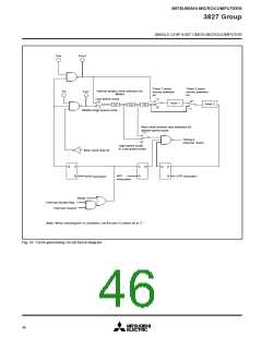 浏览型号M38270EFMXXXFS的Datasheet PDF文件第46页