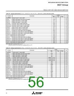 浏览型号M38270EFMXXXFS的Datasheet PDF文件第56页