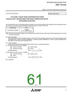 浏览型号M38270EFMXXXFS的Datasheet PDF文件第61页