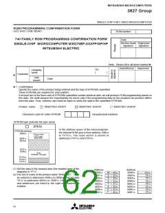 浏览型号M38270EFMXXXFS的Datasheet PDF文件第62页