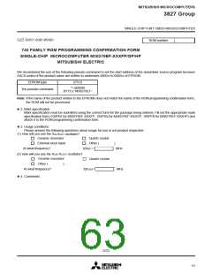 浏览型号M38270EFMXXXFS的Datasheet PDF文件第63页