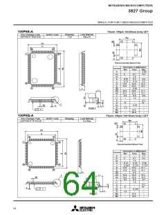 浏览型号M38270EFMXXXFS的Datasheet PDF文件第64页