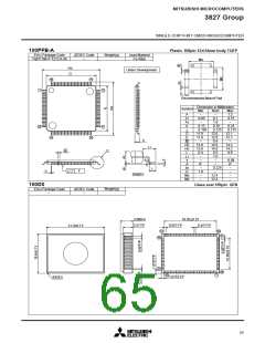 浏览型号M38270EFMXXXFS的Datasheet PDF文件第65页