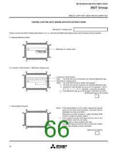 浏览型号M38270EFMXXXFS的Datasheet PDF文件第66页