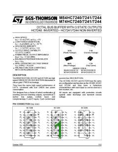 浏览型号M74HC7240M1R的Datasheet PDF文件第1页
