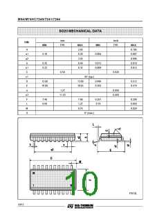 浏览型号M74HC7240M1R的Datasheet PDF文件第10页