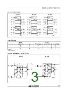 浏览型号M74HC7240M1R的Datasheet PDF文件第3页