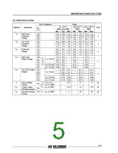 浏览型号M74HC7240M1R的Datasheet PDF文件第5页