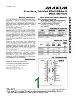 浏览型号MAX1480BCPI的Datasheet PDF文件第1页