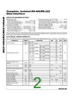 浏览型号MAX1480BCPI的Datasheet PDF文件第2页