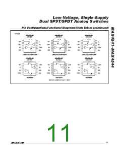 浏览型号MAX4544EUT-T的Datasheet PDF文件第11页