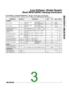 浏览型号MAX4544EUT-T的Datasheet PDF文件第3页