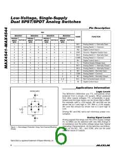 浏览型号MAX4544EUT-T的Datasheet PDF文件第6页