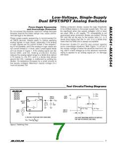 浏览型号MAX4544EUT-T的Datasheet PDF文件第7页