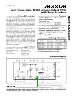 浏览型号MAX5154的Datasheet PDF文件第1页