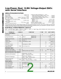 浏览型号MAX5154的Datasheet PDF文件第2页