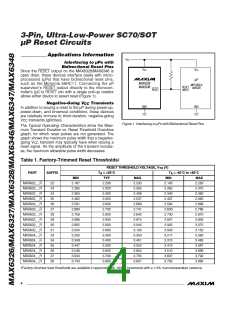 浏览型号MAX6348XR40-T的Datasheet PDF文件第4页