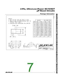 浏览型号MAX6348XR40-T的Datasheet PDF文件第7页