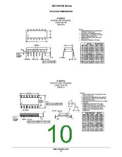 浏览型号MC14011BCP的Datasheet PDF文件第10页