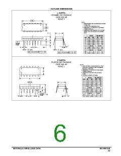浏览型号MC14011的Datasheet PDF文件第6页