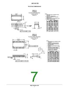 浏览型号MC14017的Datasheet PDF文件第7页
