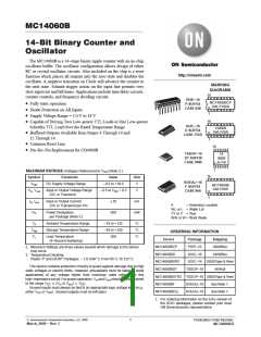 浏览型号MC14060BCP的Datasheet PDF文件第1页