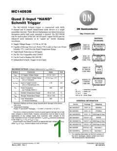 浏览型号MC14093的Datasheet PDF文件第1页
