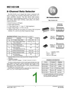 浏览型号MC14512的Datasheet PDF文件第1页
