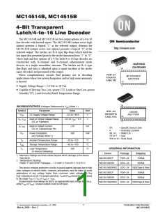 浏览型号MC14514的Datasheet PDF文件第1页