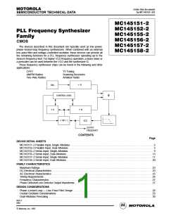 浏览型号MC145156的Datasheet PDF文件第1页