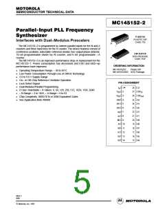浏览型号MC145156的Datasheet PDF文件第5页