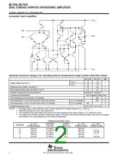 浏览型号MC1458P的Datasheet PDF文件第2页