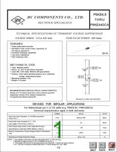 浏览型号P6KE13A的Datasheet PDF文件第1页