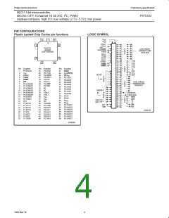 浏览型号P87C552SBAA的Datasheet PDF文件第4页