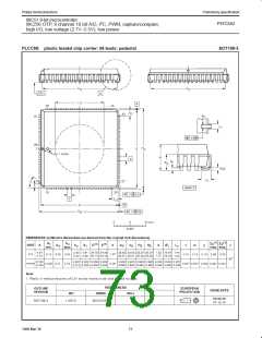 浏览型号P87C552SBAA的Datasheet PDF文件第73页