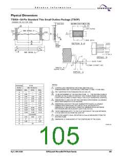浏览型号S29GL256N10FFI010的Datasheet PDF文件第105页